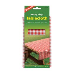Coghlan's Red Vinyl Tableclot 54 in. L X 72 in. W