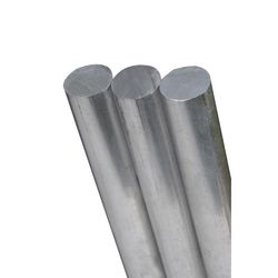 K&S 1/4 in. D X 12 in. L Stainless Steel Unthreaded Rod
