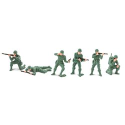 Safari Ltd. Toobs Army Men DesignerToys Green 6 pc