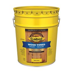 Cabot Wood Toned Transparent Cedar Oil-Based Penetrating Oil Deck and Siding Stain 5 gal