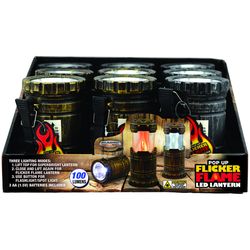 Blazing LEDz Flicker Flame 100 lm Assorted LED Pop Up Lantern