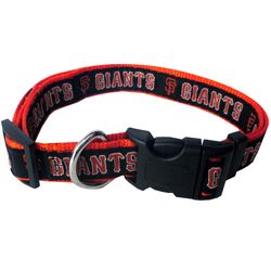 Pets First Team Colors San Francisco Giants Nylon Dog Collar Small