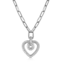 Montana Silversmiths Women's Heart of Radiance Crystal Necklace