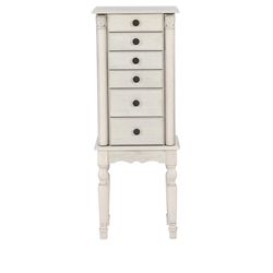 Linon Home Decor Panola Traditional 14 in. W X 10 in. L Rectangular Jewelry Armoire