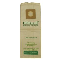 Bissell BigGreen Commercial Vacuum Bag For Replacement Filter Bag 4 pk