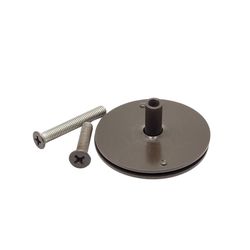 Tuff Strike Oil Rubbed Bronze Black Steel Hole Cover Plate 1 pk