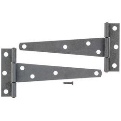 Ace 6 in. L Galvanized Light Duty T Hinge 2 pk