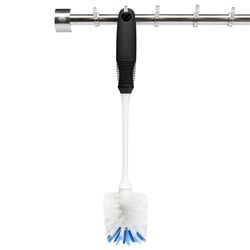 OXO Good Grips 2 in. W Soft/Medium Bristle Plastic/Rubber Handle Bottle Brush