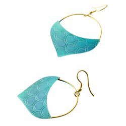 Matr Boomie Womens Jaladhi Mermaid Earrings