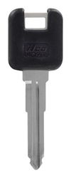 HILLMAN Traditional Key Automotive Key Blank Double For Mazda Black/Silver