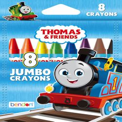 Bendon Mattel Washable Assorted Color Crayons 8 pk