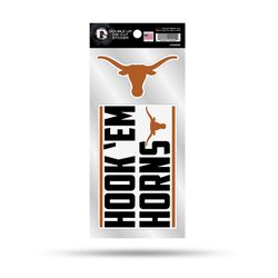 Rico College Texas Longhorns Double Up Die Cut Sticker Vinyl 1 pc