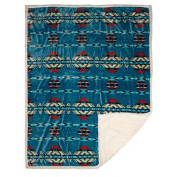 Carstens Inc 68 in. H X 54 in. L Multicolored Polyester Plush Throw Blanket