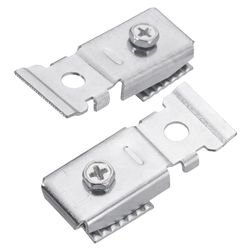 Ace Metallic Steel Clip for Bifold Closet Door Track 2 pc