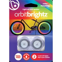 Brightz Orbit Brightz Plastic/Rubber LED Bike Accessory Morphing