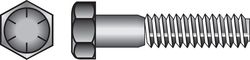 HILLMAN 5/8 in. D X 2-1/2 in. L Heat Treated Steel Hex Head Cap Screw 25 pk