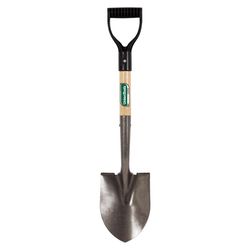 UnionTools 27 in. Carbon Steel Round Digging Shovel Wood Handle