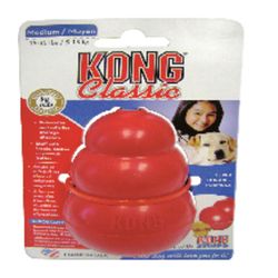 Kong For Dog Red Rubber Dog Toy Medium 1 pk