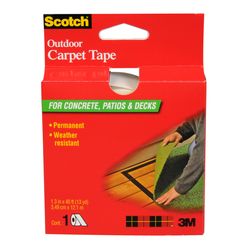 Scotch 1.3 in. W X 40 ft. L Reversible Outdoor Carpet Tape