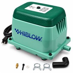 HIBLOW HP-80 1268 gph Aluminum Linear Diaphragm AC Septic Air Pump