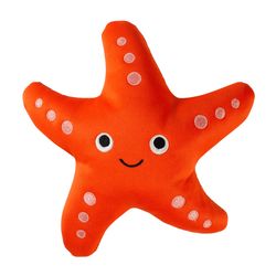 Pet Shop by Fringe Studio For Dog Orange Neoprene Starfish Dog Toy 1 pk