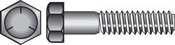 HILLMAN 5/16 in. D X 1-3/4 in. L Heat Treated Zinc Steel Hex Head Cap Screw 100 pk