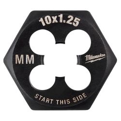 Milwaukee Metric M10X1.25 mm Hex Threading Die