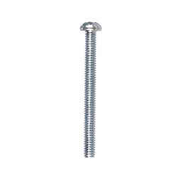 HILLMAN No. 8-32 Ga. X 1-3/4 in. L Combination Round Head Zinc-Plated Steel Machine Screws 100 pk