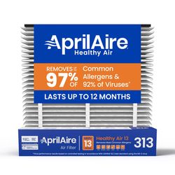 AprilAire 20 in. W X 20 in. H X 4 in. Synthetic Fiber 13 MERV Pleated Air Cleaner Cabinet Air Filter