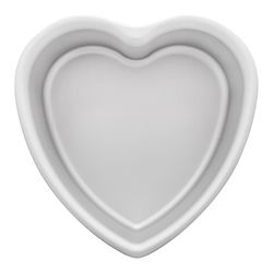 Fat Daddio's ProSeries 9 in. W X 9 in. L Heart Cake Pan Silver 1 pc