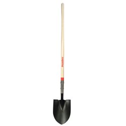 Razor-Back 58.63 in. Steel Round Digging Shovel Wood Handle