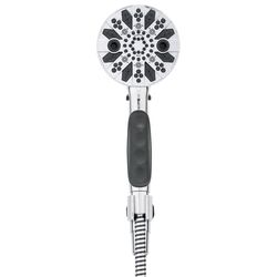 Oxygenics Hero Chrome ABS Plastic 7 settings Handheld Showerhead 1.8 gpm