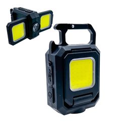 Flipo Neutron 220 lm Black LED Rechargeable COB Flashlight