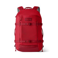 YETI Crossroads 27L Rescue Red Backpack 20.3 in. H X 12.2 in. W
