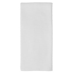 Mu Kitchen White Cotton Dish Towel 1 pk