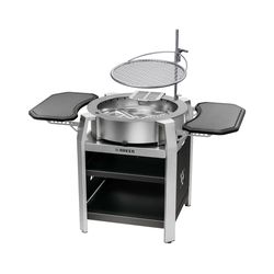 Breeo 57 in. W Stainless Steel Outdoor Round Charcoal/Wood Grill