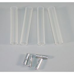 Campbell 14-10 AWG Heat Shrink (Standard Wall) Splice Kit Clear 4 pk