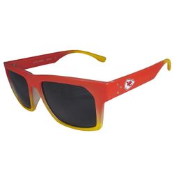 Siskiyou Sports NFL Kansas City Chiefs Sunglasses Unisex Red/Yellow Frame Black Lens