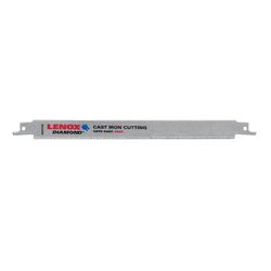 LENOX Double Tang 9 in. Diamond Grit Reciprocating Saw Blade Multi TPI 1 pk