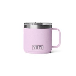 YETI Rambler 14 oz Cherry Blossom BPA Free Ceramic Lined Stackable Mug with MagSlider Lid