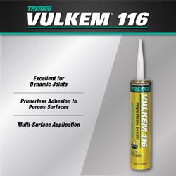 Vulkem 116 Dark Bronze Polyurethane Window and Door Caulk Sealant 10.1 fl. oz.