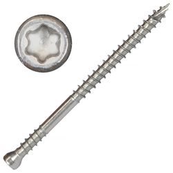 Screw Products PICO No. 8 X 2-1/2 in. L Star Wood Screws 1 lb 119 pk