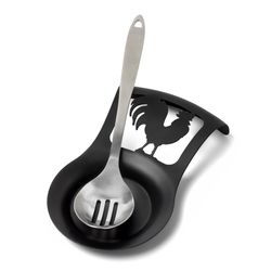 Spectrum Black Steel Spoon Rest