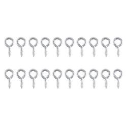 Ace 7/64 in. D X 3/4 in. L Zinc-Plated Steel Screw Eye 40 lb. cap. 10 pk