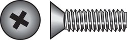 HILLMAN No. 10-24 Ga. X 3 in. L Phillips Flat Head Zinc-Plated Steel Machine Screws 100 pk