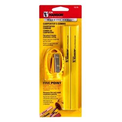 C.H. Hanson 7 in. L Carpenter Pencil Kit Yellow 3 pc