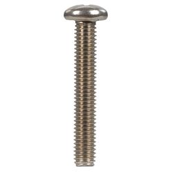 HILLMAN No. 10-32 Ga. X 1-1/4 in. L Phillips Flat Head Stainless Steel Machine Screws 1 pk