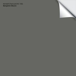 Benjamin Moore Kendall Charcoal Peel & Stick Color Sample HC-166
