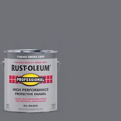 Rust-Oleum Professional High Performance Indoor and Outdoor Gloss Smoke Gray Protective Paint 1 gal