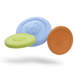 West Paw Zogoflex For Dog Green Plastic Zisc Disc Frisbee Small 1 pk